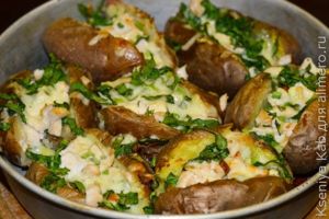фаршированный картофель