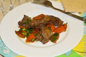 жареная куриная печень