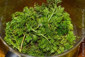 салат с куриными сердечками