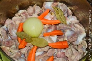 салат с куриными пупками