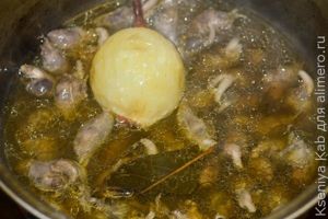 салат с куриными сердечками
