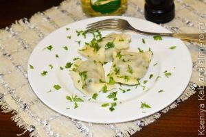 вареники на пару