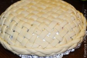 пасхальная корзинка из теста