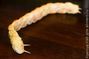 пасхальная корзинка из теста