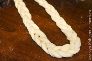 пасхальная корзинка из теста
