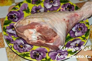 голень индейки в духовке