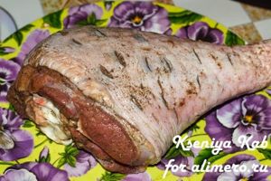 голень индейки в духовке