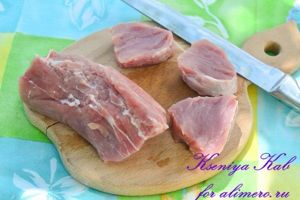 свиные медальоны