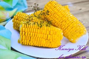 молодая кукуруза