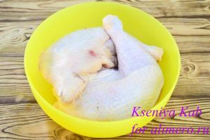 курочка с картошкой в духовке