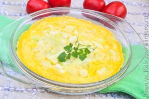 омлет в микроволновке