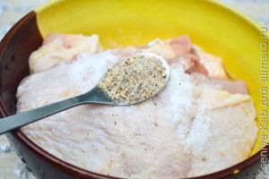 курица в микроволновке