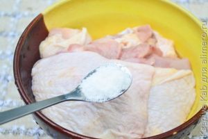 курица в микроволновке