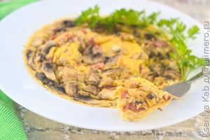 омлет в микроволновке