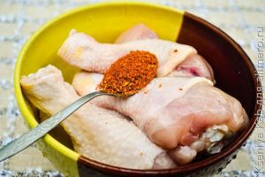 курица в микроволновке