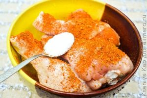 курица в микроволновке