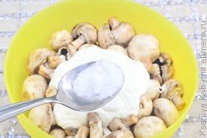 шампиньоны рецепт