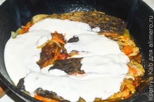 рыба с овощами