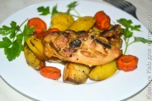 курица в духовке