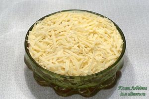 Салат с печенью трески