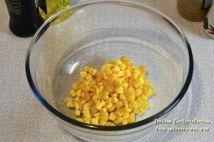 Салат из свеклы и кукурузы