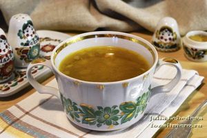 Суп с опятами и вермишелью