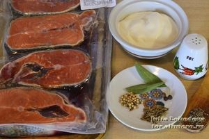 Кета запеченная в духовке