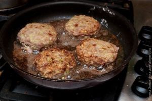 котлеты с кабачками