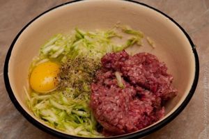 котлеты с кабачками