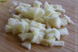 лосось с огурцом, чеснок лосось с огурцом, чеснок