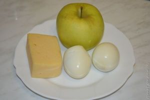 салат сырно-яблочный рецепт