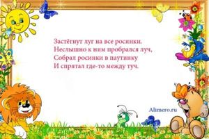 Стихи для детей про лето