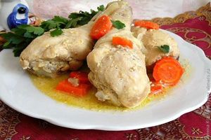 Курица в сметане