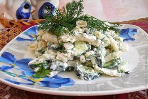 Паста с творогом и шпинатом