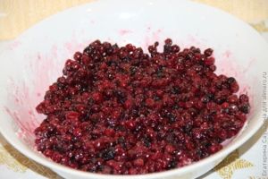 пирог с брусникой