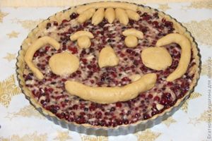 пирог с брусникой
