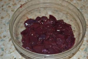 Кекс с овощами и печенью