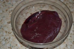 Кекс с овощами и печенью