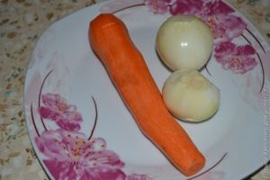 Кекс с овощами и печенью