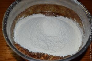 Брауни с вишней и творогом