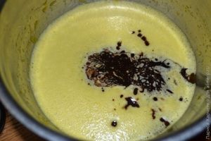 Брауни с вишней и творогом