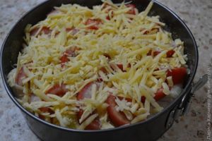 Заливной пирог из лаваша
