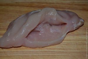 Куриный кармашек, запеченный в беконе