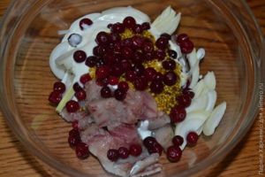 Закуска из сельди в сметанном соусе