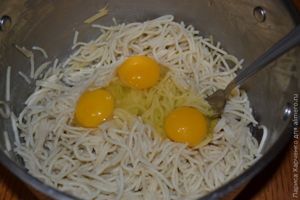 Оладьи из спагетти