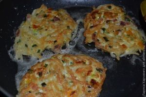 Оладьи из спагетти