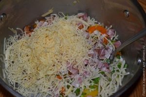 Оладьи из спагетти