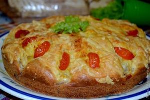 пирог с фрикадельками