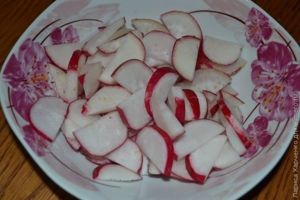 рецепт салата с редисом