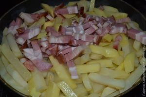 картофель с беконом